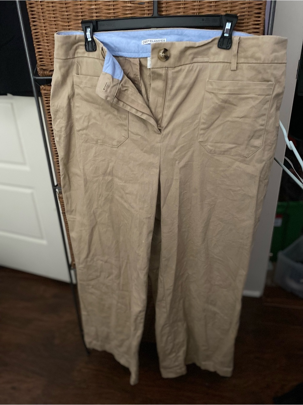 Cato Tan Wide-Leg Women's Pants